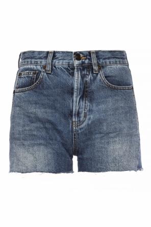 Raw-edge denim shorts, zdjęcie 1 Raw-edge denim shorts od Saint Laurent